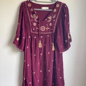 Alter'd State Embroidered Boho Dress